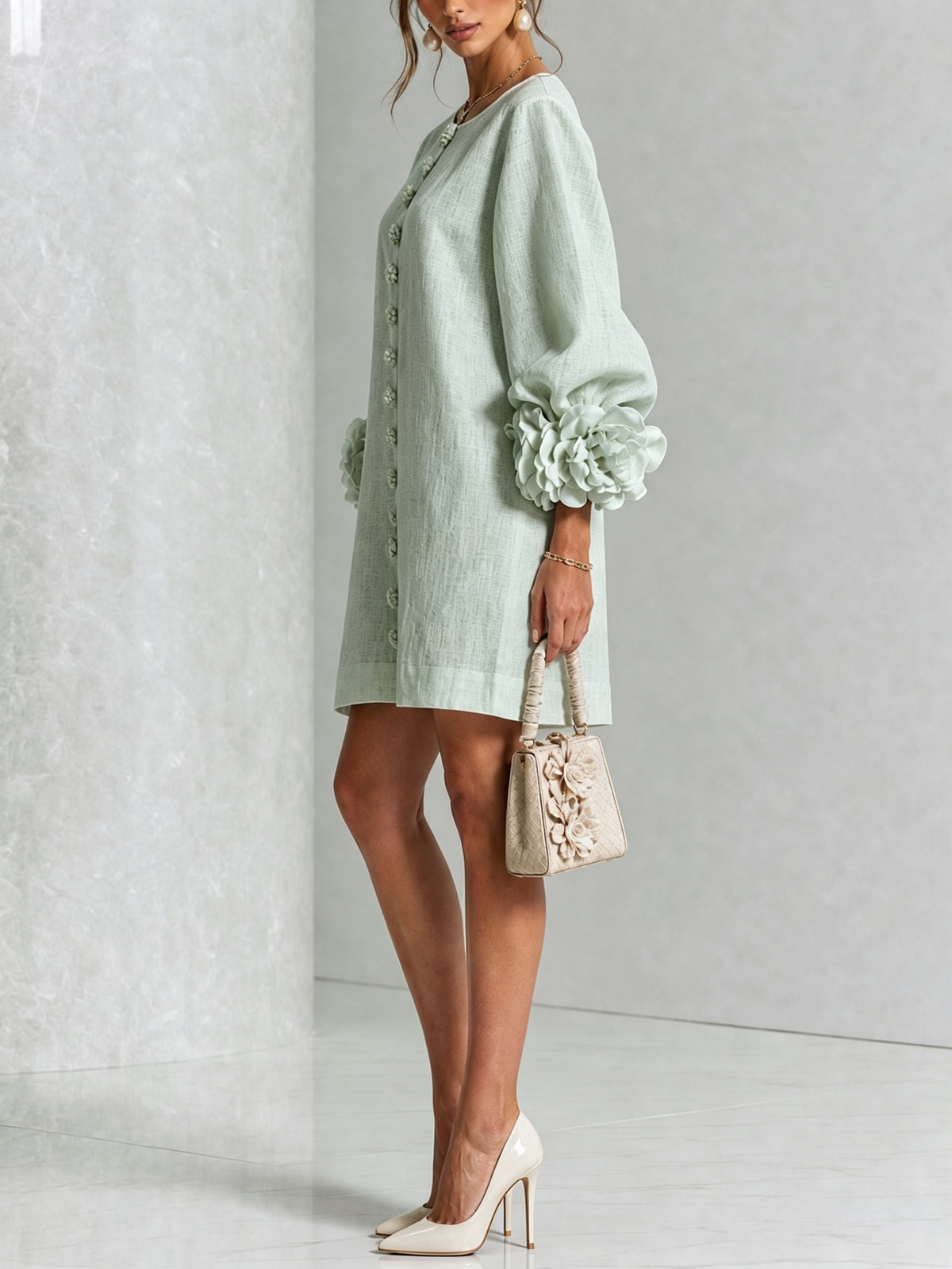 Julianna | Button-Down Mini Dress