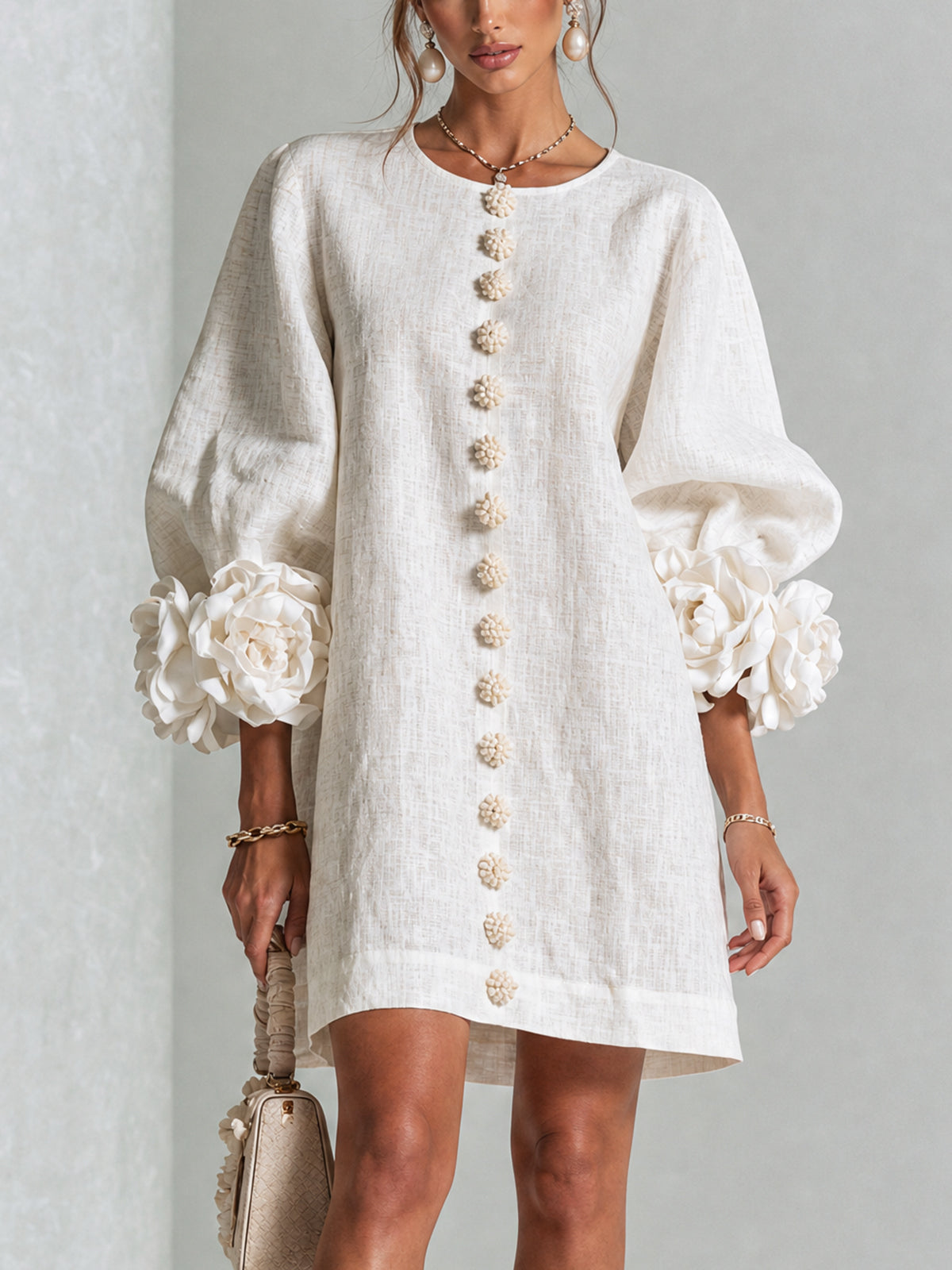 Julianna | Button-Down Mini Dress