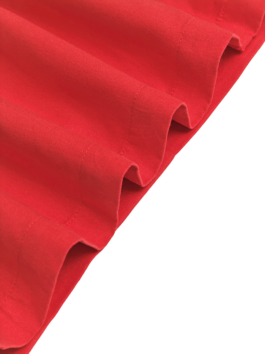 High-Waist Pocket Elastic Relaxed Pants