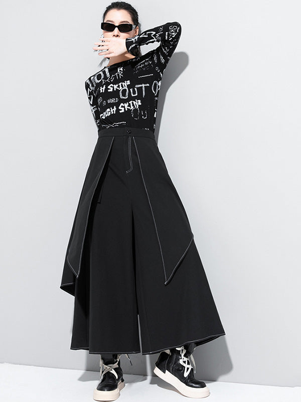 Wide-Leg Relaxed Pants
