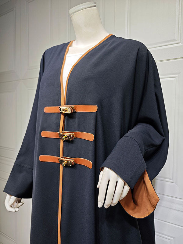 V-Neck Relaxed Contrast Cover-Up