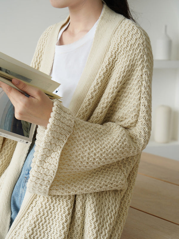 Knit Oversized Relaxed Cardigan