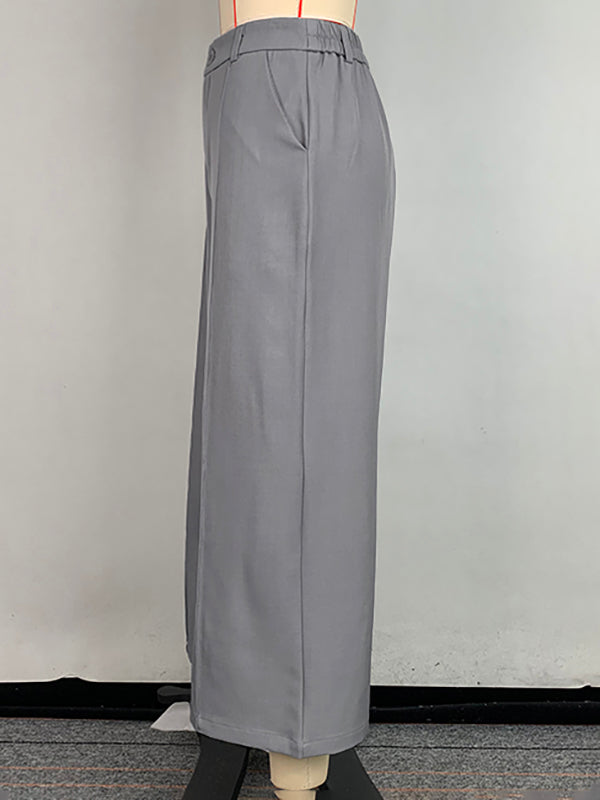 Wide-Leg Pocket Relaxed Pants