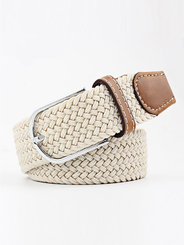 Woven Contrast Belt