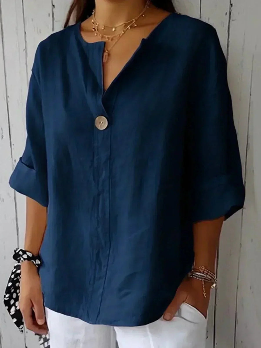 Amara | Relaxed V-Neck Top