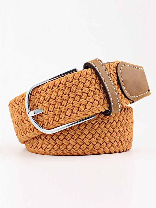 Woven Contrast Belt