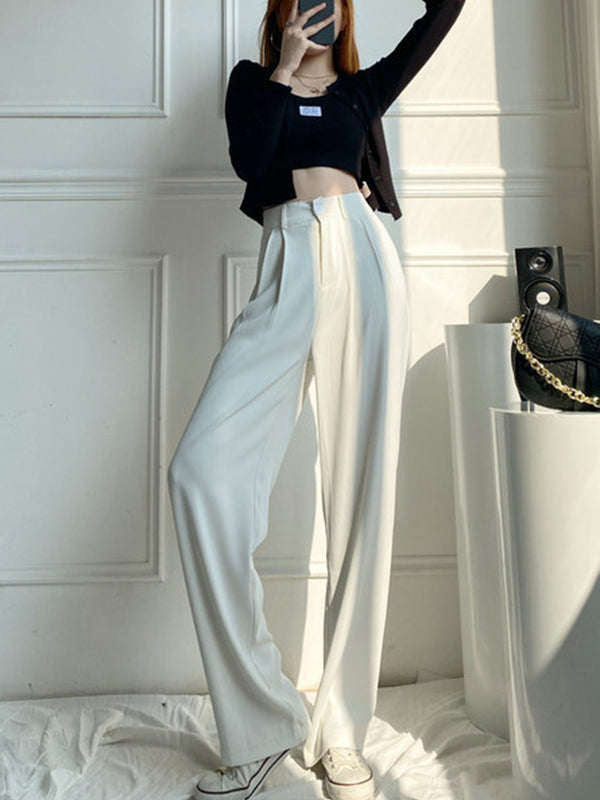 Wide-Leg High-Waist Pants