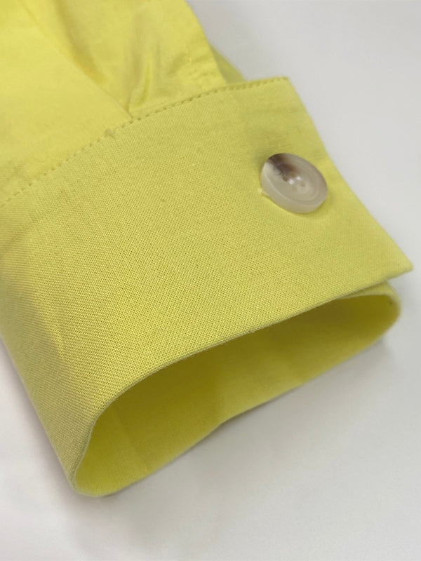 High-Waist V-Neck Button-Detail Pocket Jumpsuit