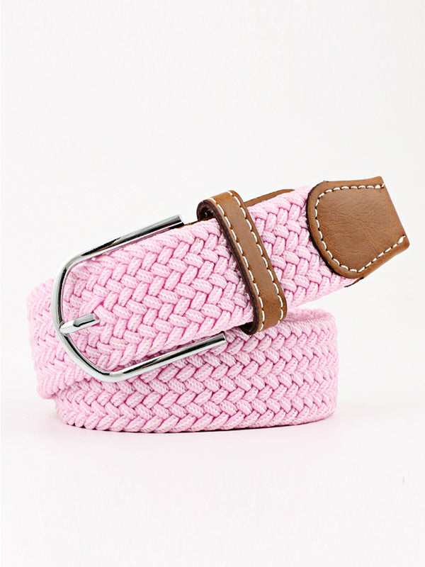 Woven Contrast Belt