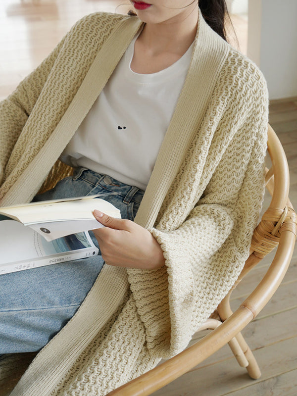Knit Oversized Relaxed Cardigan