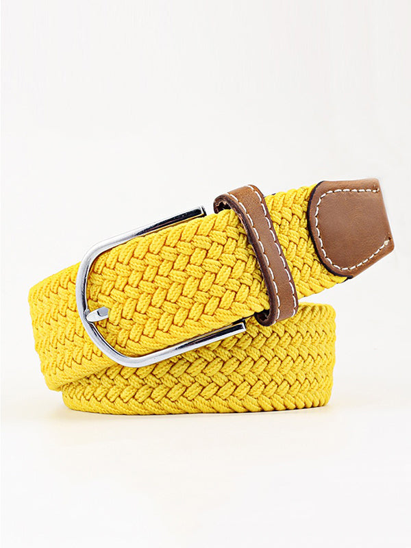 Woven Contrast Belt