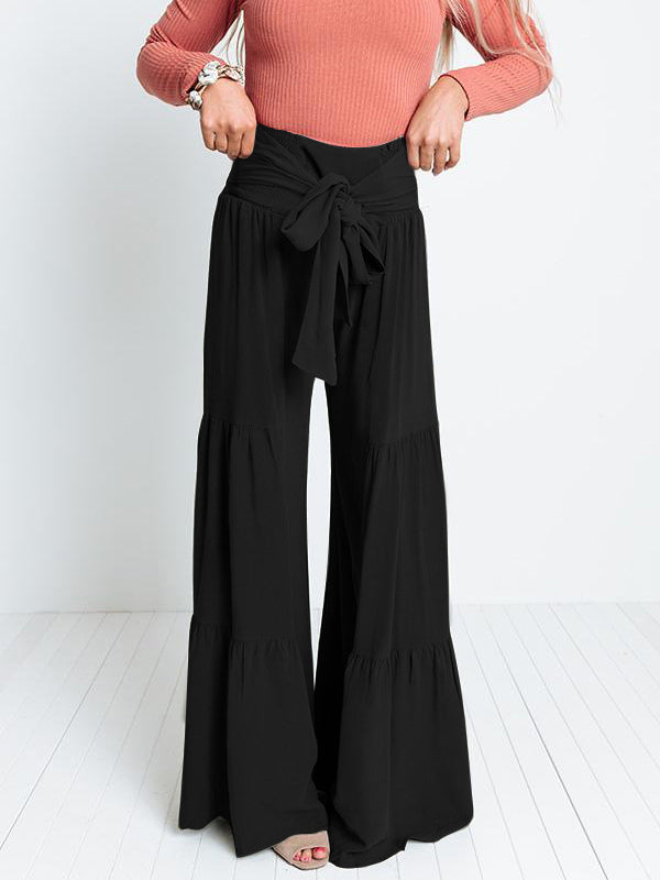 Wide-Leg High-Waist Pants