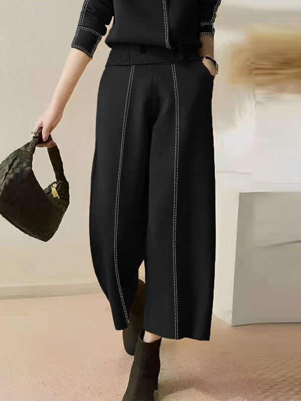 High-Waist Relaxed Pants