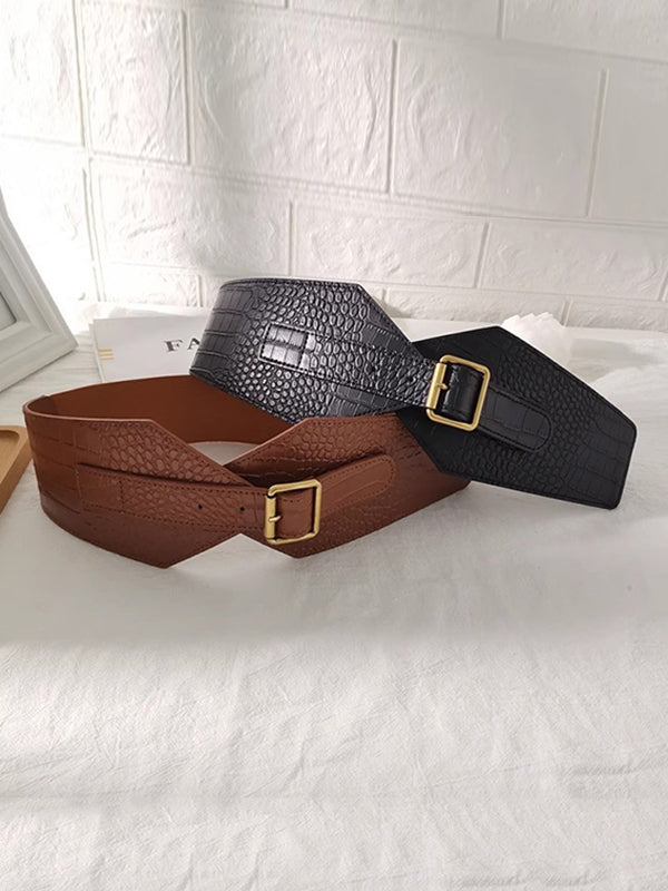 Buckle Geometric Belt