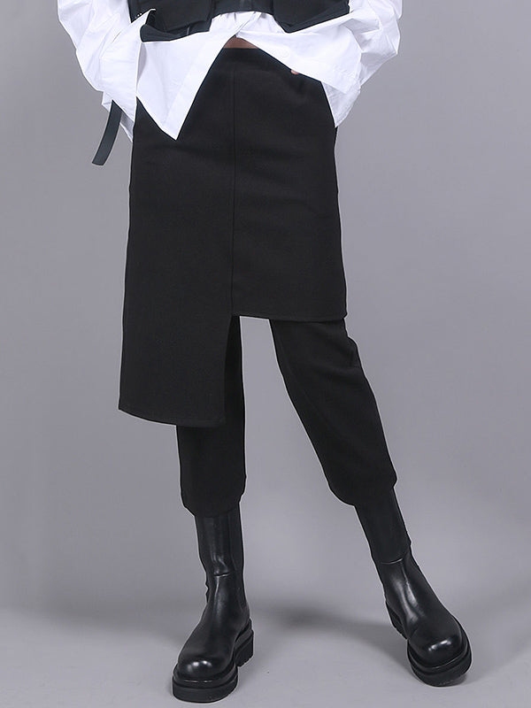 High-Waist Asymmetric Culottes