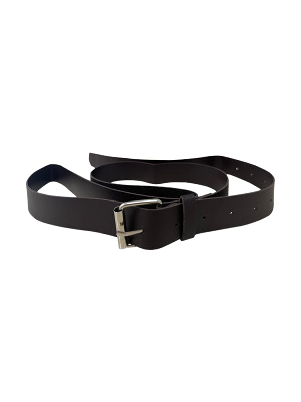 Wide-Leg Button-Detail Belted Long-Sleeve Belt