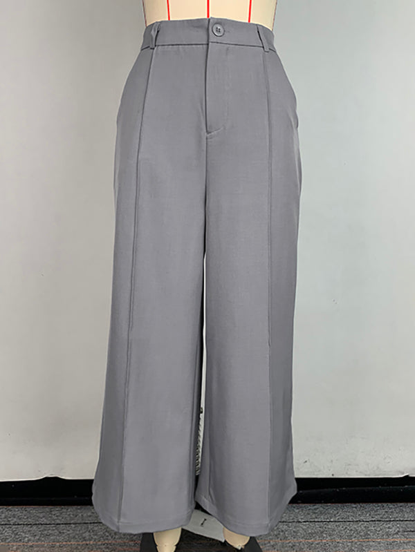 Wide-Leg Pocket Relaxed Pants