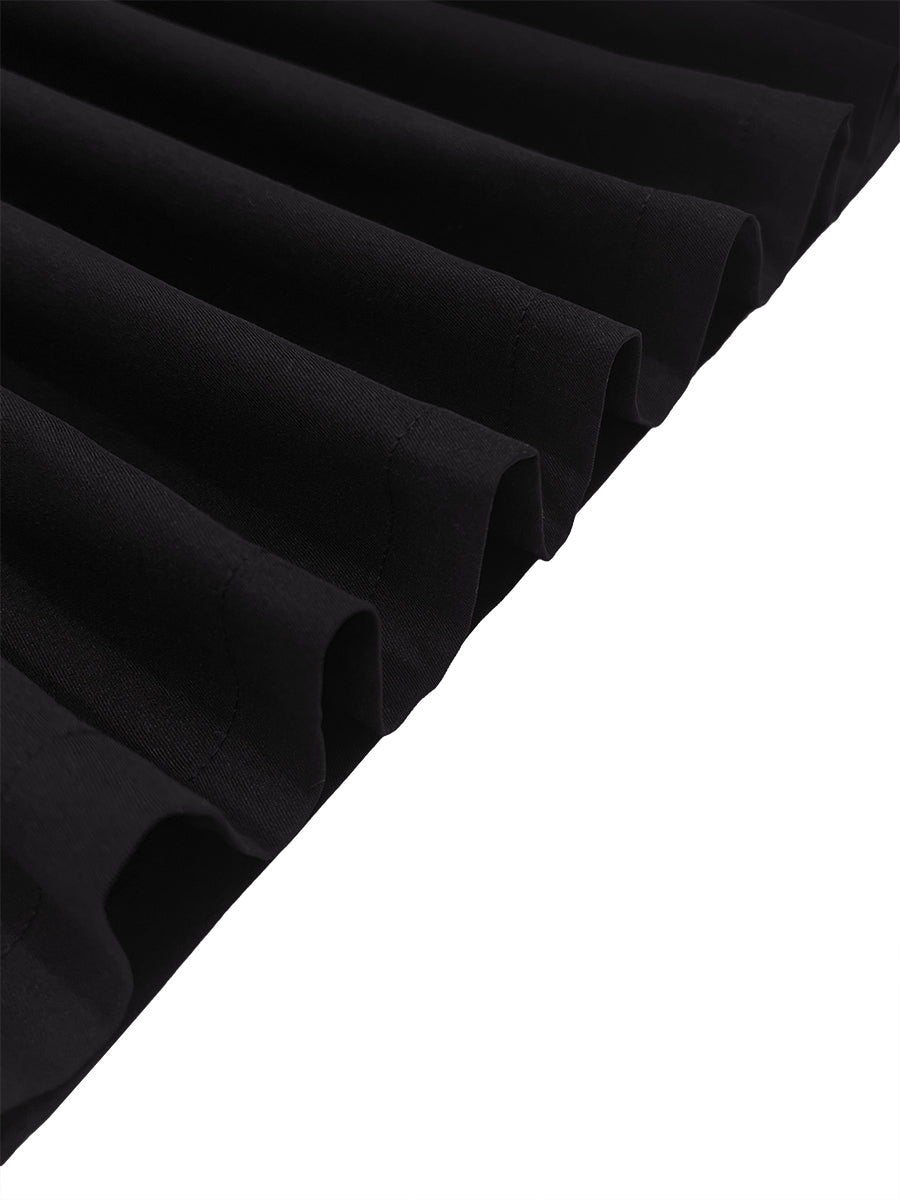 Wide-Leg Pleated Pants