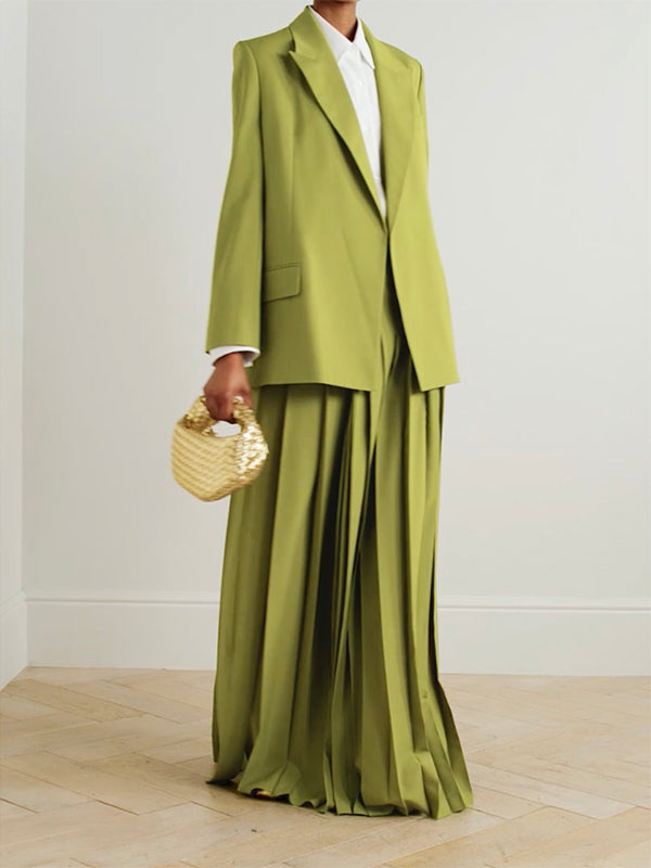 Floral Embroidered Long-Sleeve Blazer