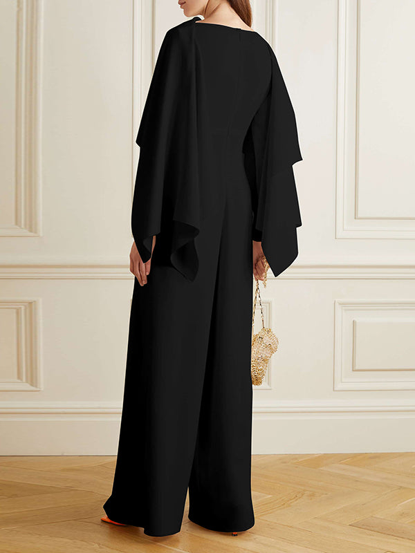Zip Long-Sleeve Jumpsuit