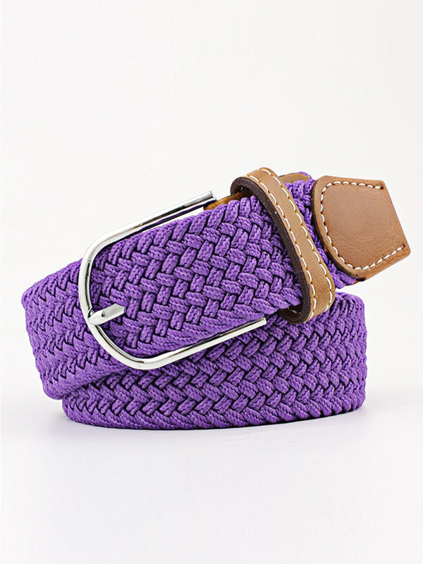 Woven Contrast Belt