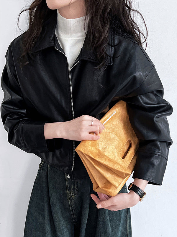 Zip Long-Sleeve Relaxed Jacket