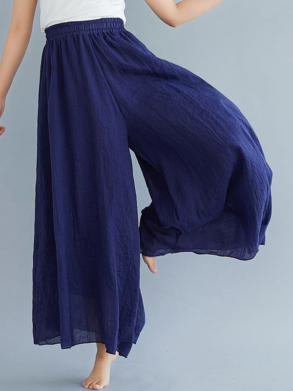 Wide-Leg Relaxed Pants