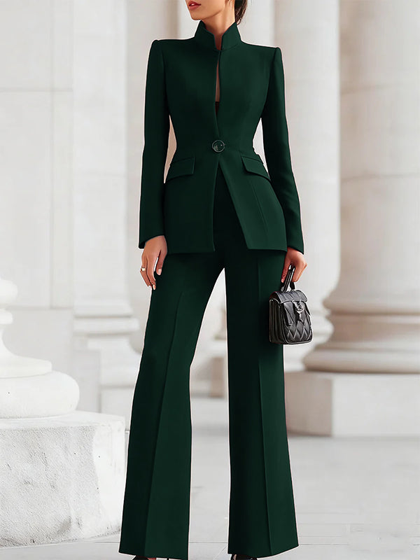 Wide-Leg High-Waist Pants