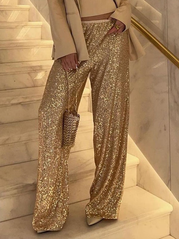 Elastic Relaxed Pants