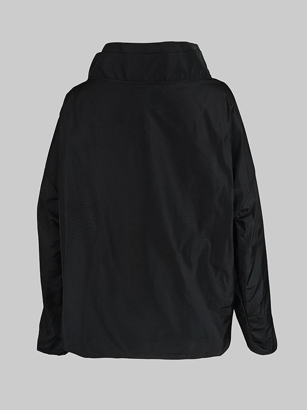 Stand-Collar Relaxed Jacket