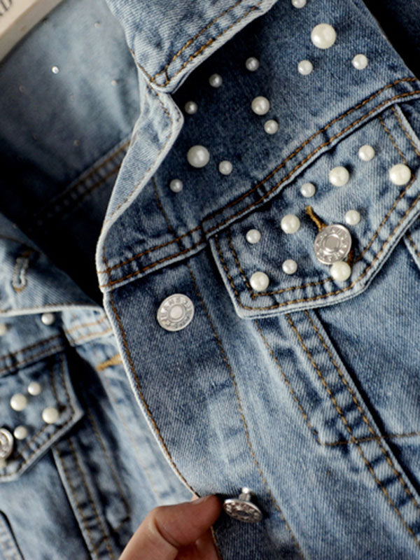 Denim Long-Sleeve Jacket