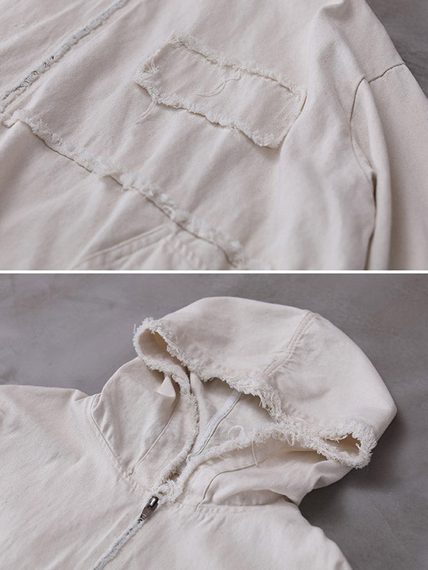 Denim Hooded Jacket