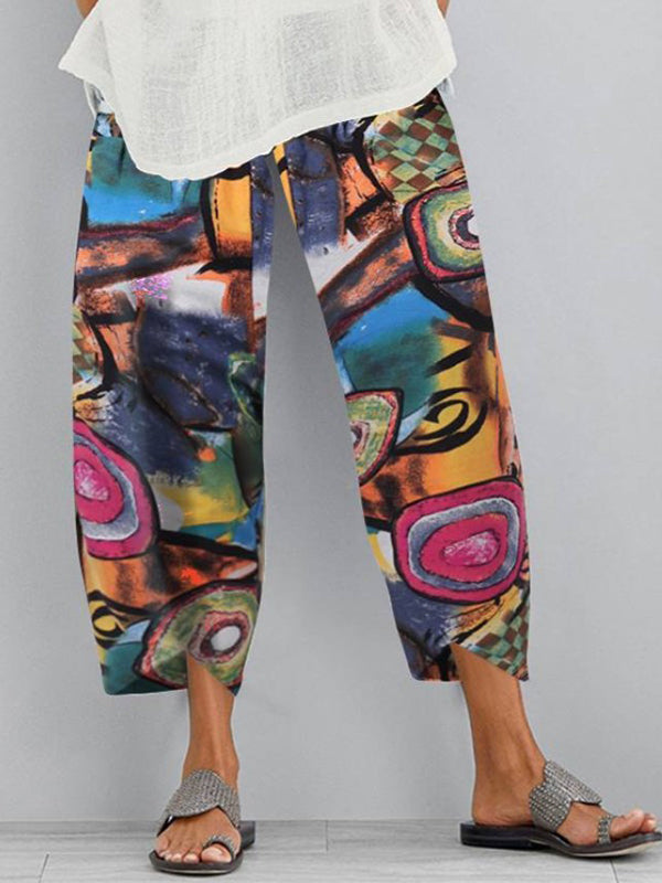 Plus Size Pocket Relaxed Pants