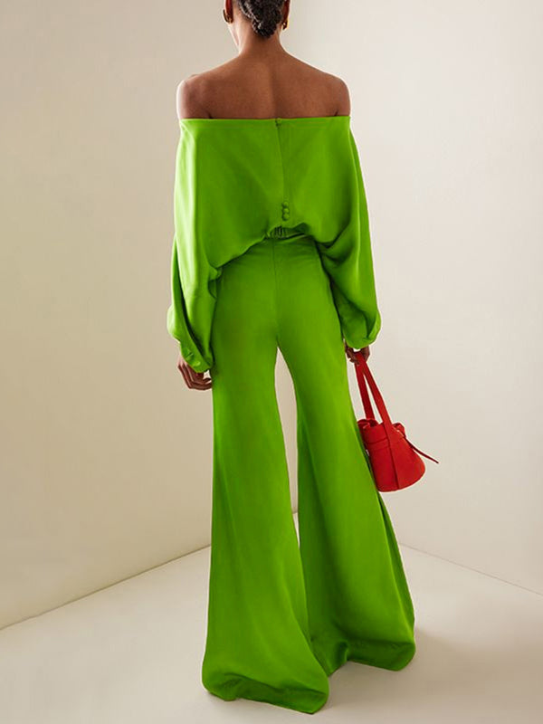 Wide-Leg High-Waist Pants