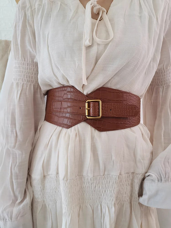 Buckle Geometric Belt
