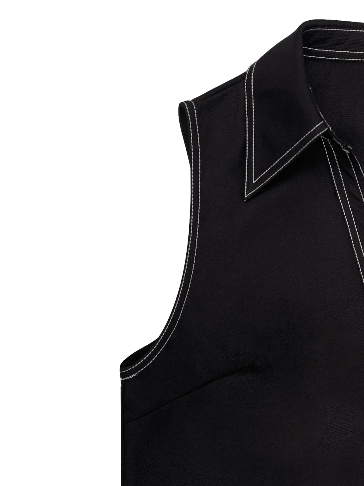 Sleeveless Relaxed Vest