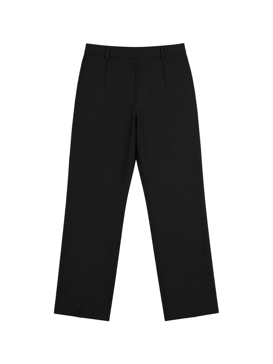 Striped Long-Sleeve Contrast Pants