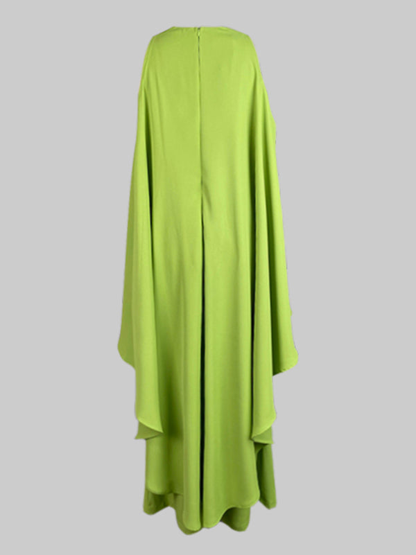Batwing Cut-Out Relaxed Jumpsuit