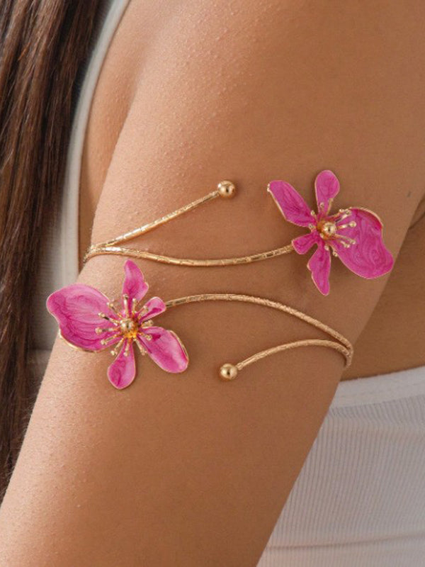 Adjustable Floral Cut-Out Armlet