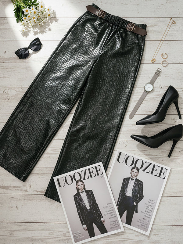 Wide-Leg Relaxed Pants