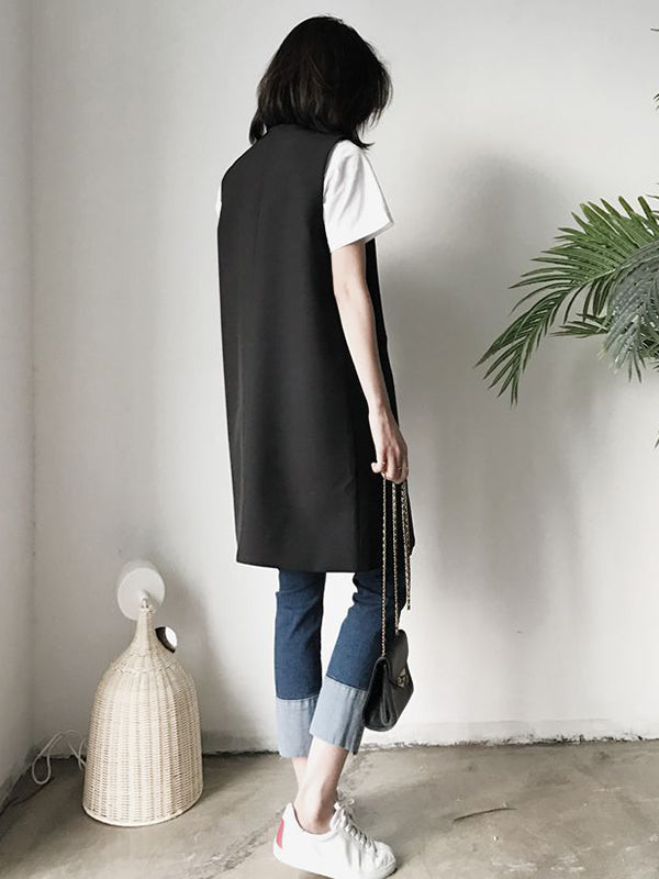 Sleeveless Relaxed Vest