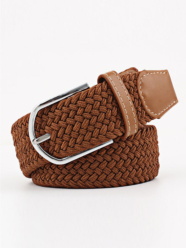 Woven Contrast Belt