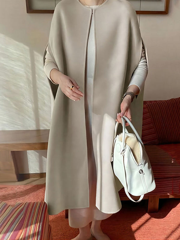 Round-Neck Sleeveless Jacket