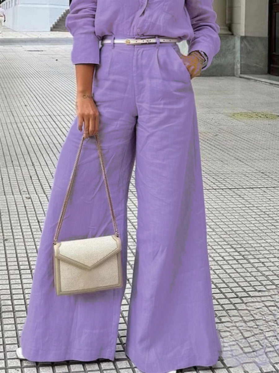 High-Waist Relaxed Pants
