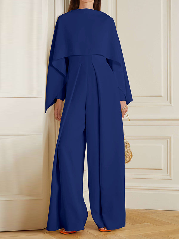 Zip Long-Sleeve Jumpsuit