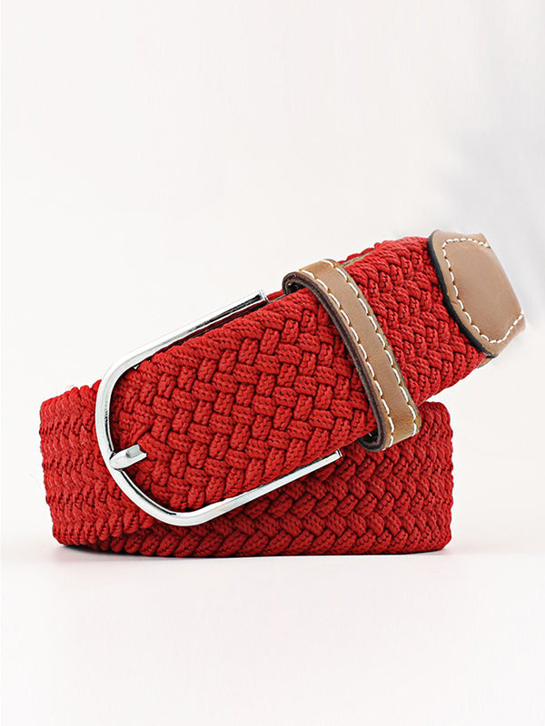 Woven Contrast Belt