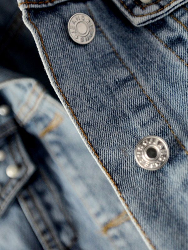 Denim Long-Sleeve Jacket