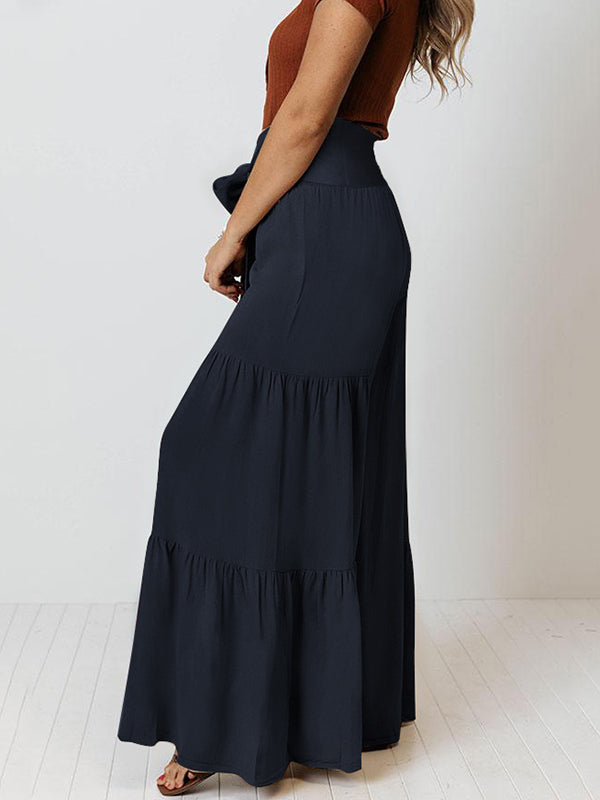 Wide-Leg High-Waist Pants