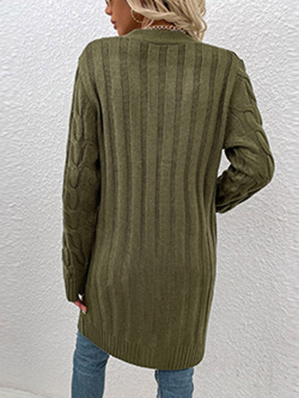 Button-Detail Relaxed Cardigan