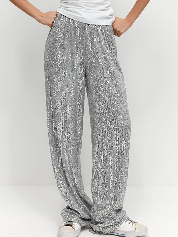Elastic Relaxed Pants